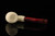 srv Premium - Carved Churchwarden Dual Stem Meerschaum Pipe with case M4698