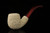 srv Premium - Carved Churchwarden Dual Stem Meerschaum Pipe with case M4698