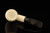 IMP Meerschaum Pipe - Nosewarmer Bent Billiard - Hand Carved with custom case i2723