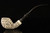 IMP Meerschaum Pipe - Chocolate Chip Churchwarden - Hand Carved with fitted case i2725