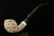 IMP Meerschaum Pipe - Chocolate Chip Churchwarden - Hand Carved with fitted case i2725