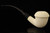 IMP Meerschaum Pipe - Calabash Churchwarden - Hand Carved with fitted case i2726