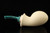 IMP Meerschaum Pipe - Turquoise - RC Reverse Calabash with pocket case i2736