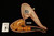 srv - Carved Eagle's Claw Block Meerschaum Pipe Carved by Alpaslan with fitted case 15846