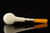 srv Premium - Pencil Shank Billiard Block Meerschaum Pipe with pocket case 15857