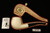 IMP Meerschaum Pipe - Prince - Hand Carved with fitted case i2743