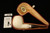 IMP Meerschaum Pipe - Prince - Hand Carved with fitted case i2746