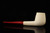 srv - Billiard Block Meerschaum Pipe with fitted case 15863