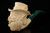 srv Premium - Leprechaun Block Meerschaum Pipe with fitted case 15868