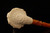 srv - Jumbo Buffalo Meerschaum Pipe Carved by I. Baglan with fitted case 15876