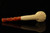 srv - Jumbo Carved Billiard Block Meerschaum Pipe with fitted case 15878