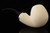 srv Premium - Apple RC - Reverse Calabash Meerschaum Pipe with pocket case 15879