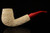 srv Premium - Deluxe Carved Churchwarden Dual Stem Meerschaum Pipe with case 15887