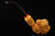 srv - Carved Eagle's Claw Block Meerschaum Pipe Carved by Alpaslan with fitted case 15890