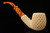 srv - Deep Lattice Meerschaum Pipe Carved by I. Baglan with fitted case 15892