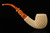 srv - Deep Lattice Meerschaum Pipe Carved by I. Baglan with fitted case 15892