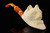 srv - Cat Block Meerschaum Pipe Carved by Kenan with fitted case 15895