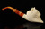 srv - Cat Block Meerschaum Pipe Carved by Kenan with fitted case 15895