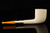 srv Premium - Pencil Shank Block Meerschaum Pipe with pocket case 15897
