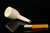 srv Premium - Pencil Shank Block Meerschaum Pipe with pocket case 15897