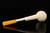 srv Premium - Pencil Shank Block Meerschaum Pipe with pocket case 15897