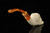 srv - Bearded Skull Block Meerschaum Pipe with fitted case M4699