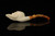 srv - Bearded Skull Block Meerschaum Pipe with fitted case M4699