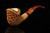 srv - Fisherman"s Pipe Block Meerschaum Pipe with fitted case M4703