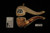 srv - Fisherman"s Pipe Block Meerschaum Pipe with fitted case M4703