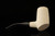 srv Premium - Sitting Poker Block Meerschaum Pipe with fitted case 15898