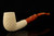 srv - Autograph Series Deep Lattice Bent Billiard Block Meerschaum Pipe with case 15899