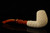 srv - Autograph Series Deep Lattice Bent Billiard Block Meerschaum Pipe with case 15899
