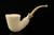 IMP Meerschaum Pipe - Plateau Rustic - Dual Stem with case i2752