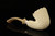 IMP Meerschaum Pipe - Plateau Rustic - Dual Stem with case i2752