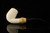 srv Premium - Bamboo Bent Billiard Block Meerschaum Pipe with fitted case M4712