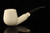 srv Premium - Bent Billiard Military Bit Pocket Pipe Block Meerschaum Pipe with pocket case M4715