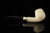 srv Premium - Bent Billiard Military Bit Pocket Pipe Block Meerschaum Pipe with pocket case M4715