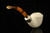 srv Premium - Dublin Bent Billiard Pocket Pipe Block Meerschaum Pipe with pocket case M4716
