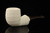 srv Premium - Rusticated -  RC Reverse Calabash - Meerschaum Pipe with pocket case M4717