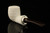 srv Premium - Rusticated -  RC Reverse Calabash - Meerschaum Pipe with pocket case M4717