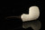 srv Premium - Rusticated -  RC Reverse Calabash - Meerschaum Pipe with pocket case M4717