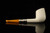 srv Premium - Pencil Shank Spigot Pocket Pipe Block Meerschaum Pipe with pocket case M4719