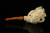 srv - Self Sitter Jungle Block Meerschaum Pipe with fitted case M4722