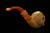 srv - Carved Skull Block Meerschaum Pipe with fitted case M4725