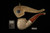 srv - Deluxe Dragon Deep Lattice Block Meerschaum Pipe by I. Baglan with fitted case M4730