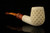 srv - Autograph Series Deep Lattice Block Meerschaum Pipe with fitted case M4731