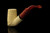 srv - Carved Tomahawk Block Meerschaum Pipe with fitted case M4732