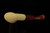 srv - Carved Tomahawk Block Meerschaum Pipe with fitted case M4732