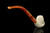 srv - Skull in Claw Churchwarden Dual Stem Meerschaum Pipe with case M4734