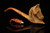 srv - Horse Churchwarden Dual Stem Meerschaum Pipe by Kenan with case M4736